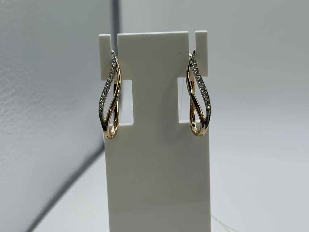 СЕРЬГИ С КАМНЯМИ (Au 585)