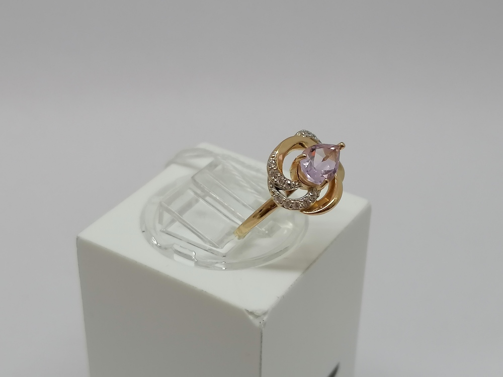 КОЛКМИ585 КОЛЬЦО С КАМНЯМИ (Au 585)