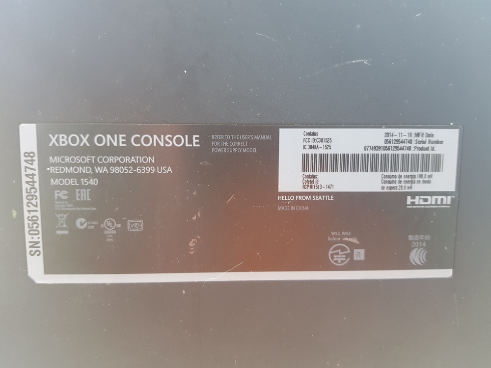 Игровая приставка Xbox One 500Gb