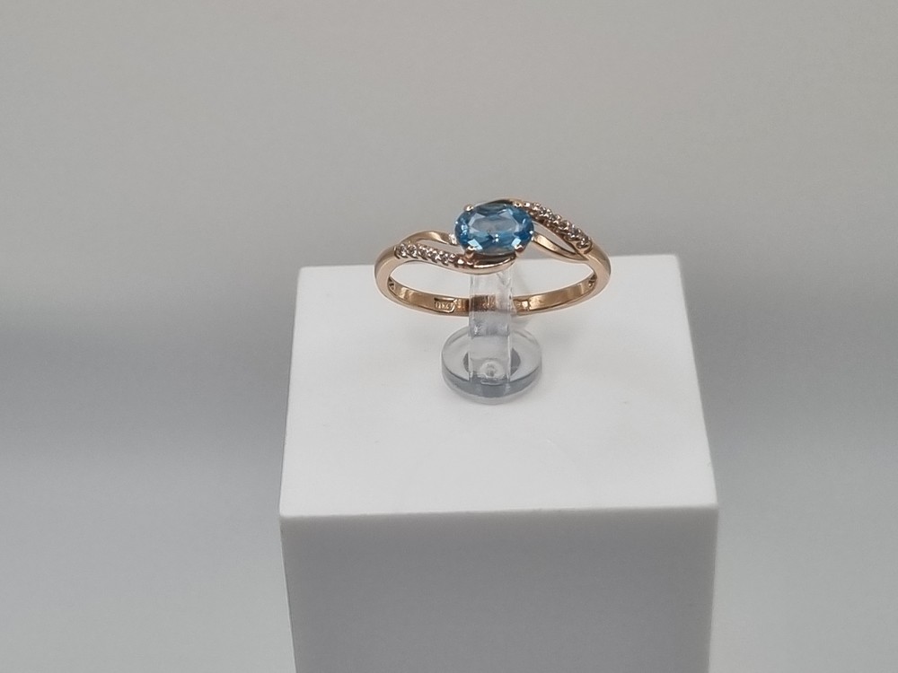 КОЛКМИ585 КОЛЬЦО С КАМНЯМИ (Au 585)