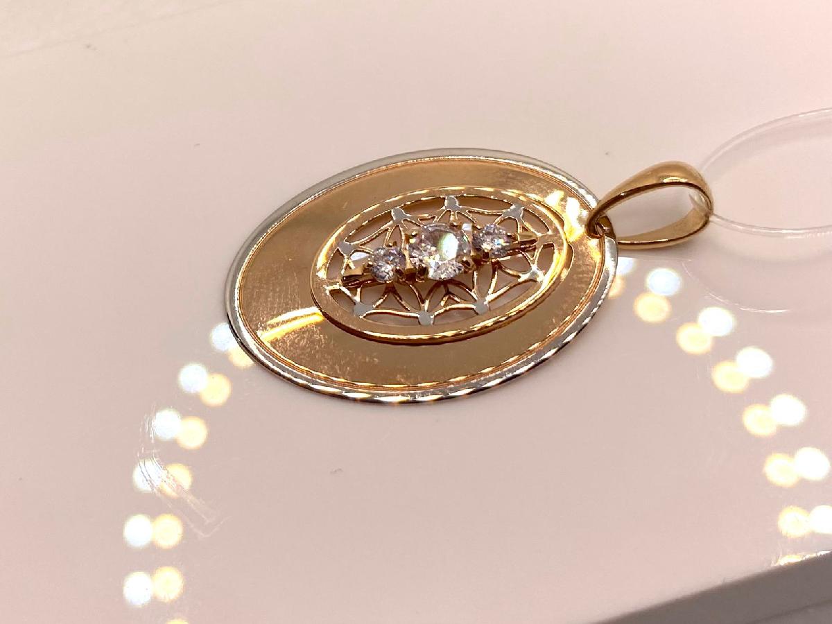 ПОДВЕСКА С КАМНЯМИ (Au 585)