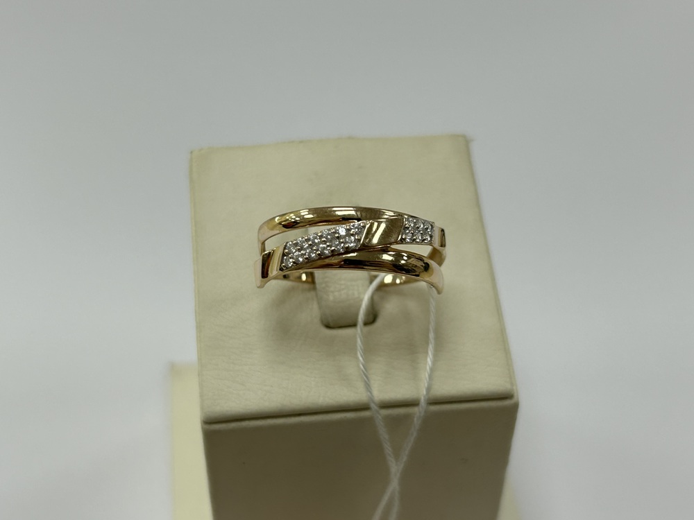 КОЛКМИ585 КОЛЬЦО С КАМНЯМИ (Au 585)