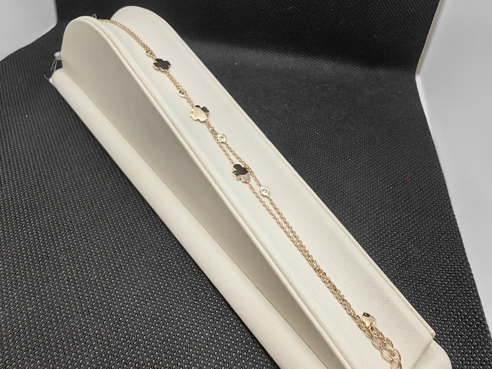 БРАСЛЕТ ФАНТАЗИЯ с камнями (Au 585)