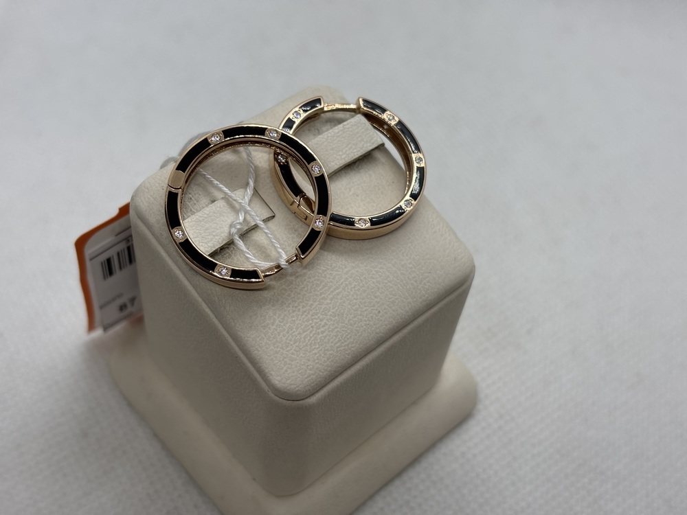 СКОН585 СЕРЬГИ КОНГО (Au 585)