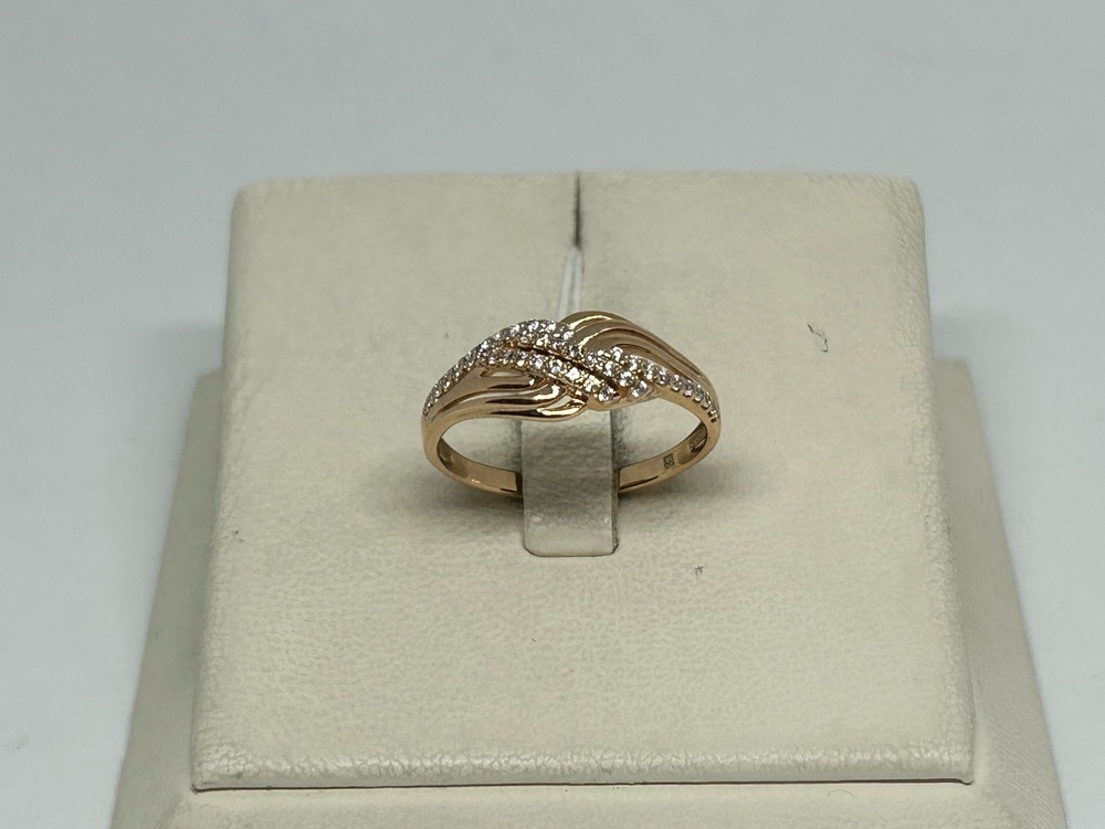 КОЛКМИ585 КОЛЬЦО С КАМНЯМИ (Au 585)