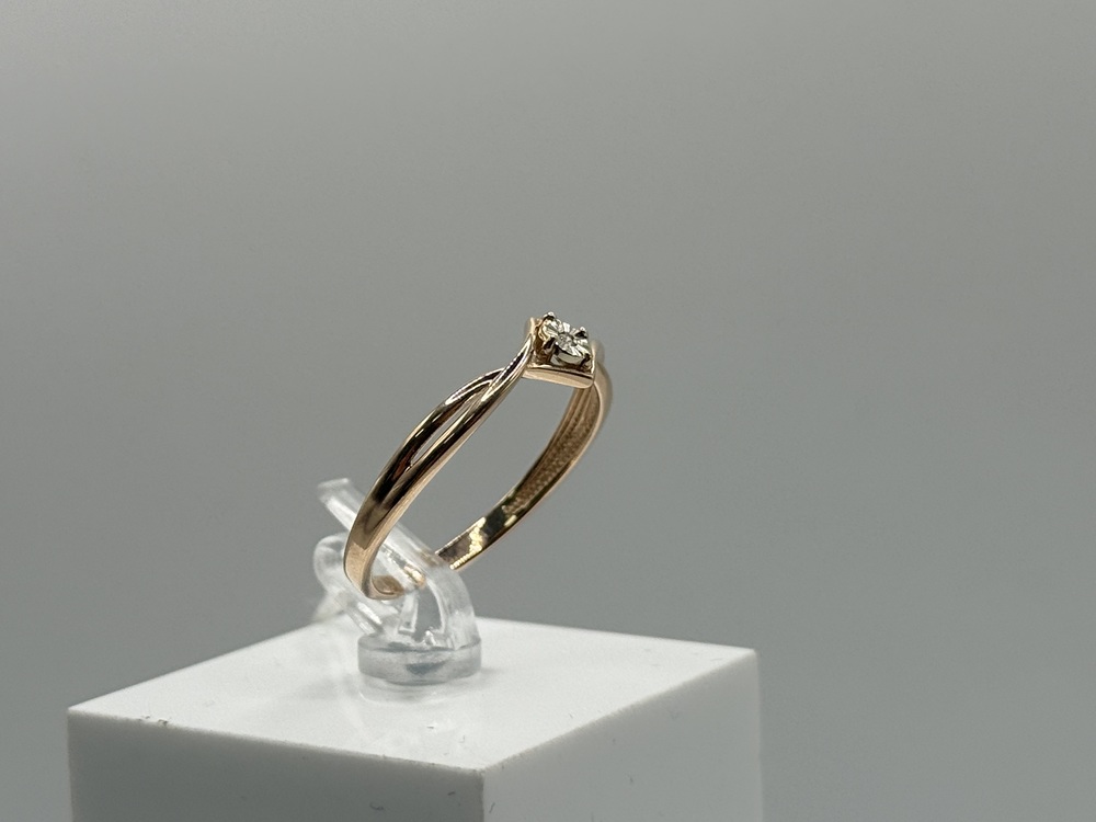 КОЛЬЦО БРИЛЛИАНТ Au 585