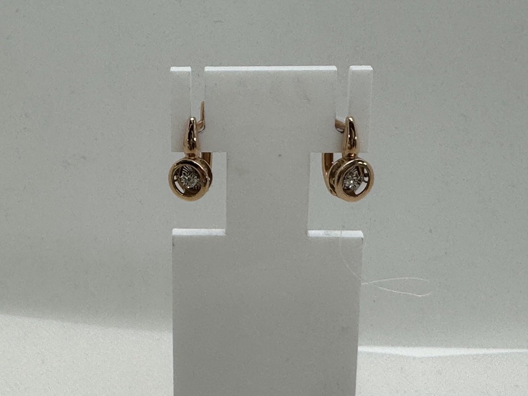 СЕРЬГИ БРИЛЛИАНТ (Au 585)