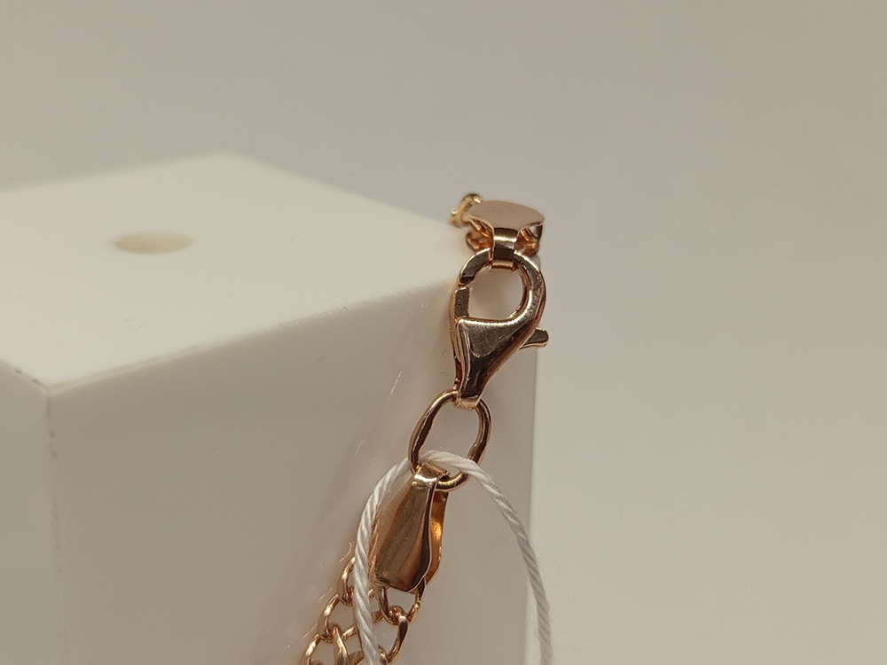 БЛ8585 БРАСЛЕТ ПОЛНОВЕСНЫЙ Восьмерка (Au 585)