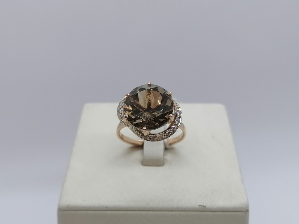 КОЛКМИ585 КОЛЬЦО С КАМНЯМИ (Au 585)