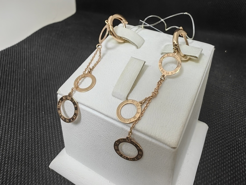 СЕРЬГИ БЕЗ КАМНЯ (Au 585)