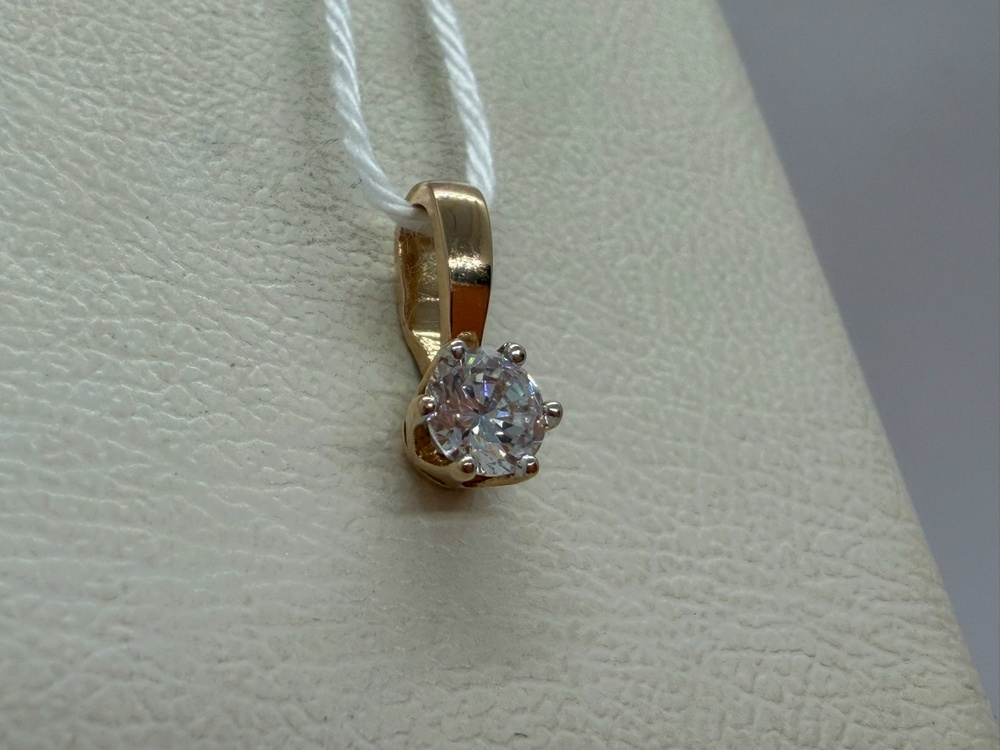 ПОДКМ585 ПОДВЕСКА С КАМНЕМ (Au 585)