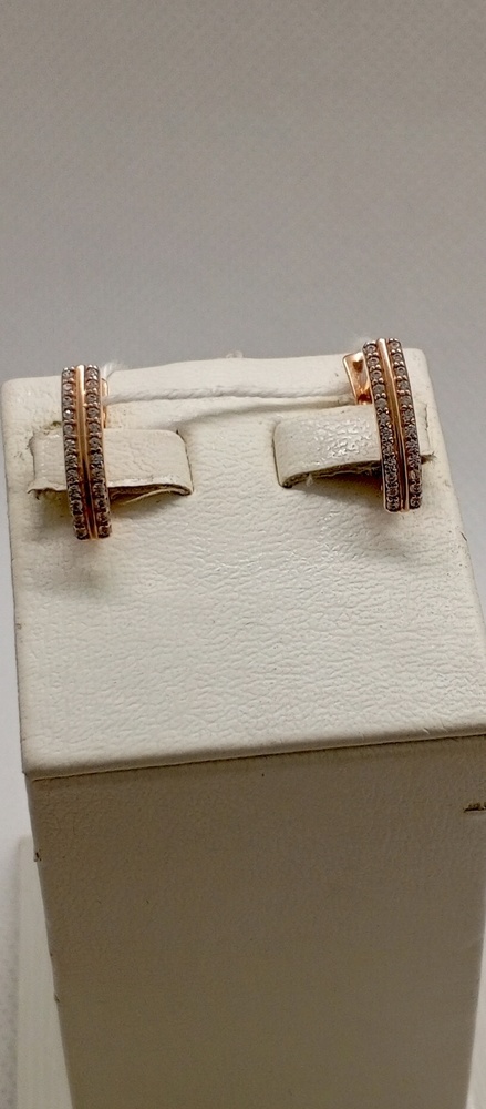 СЕРЬГИ С КАМНЯМИ (Au 375)