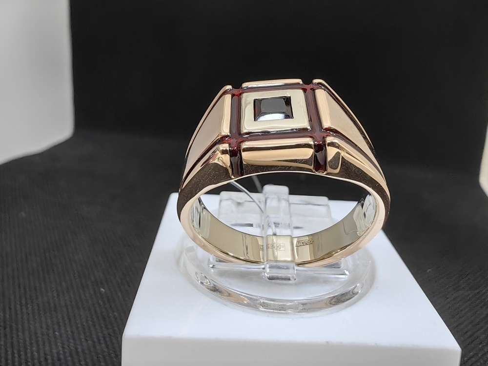 КОЛЬЦО ПЕЧАТКА с камнем (Au 585)