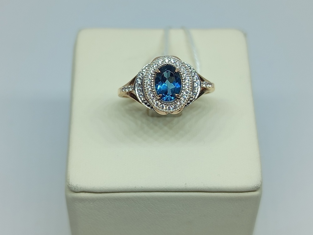 КОЛКМИ585 КОЛЬЦО С КАМНЯМИ (Au 585)