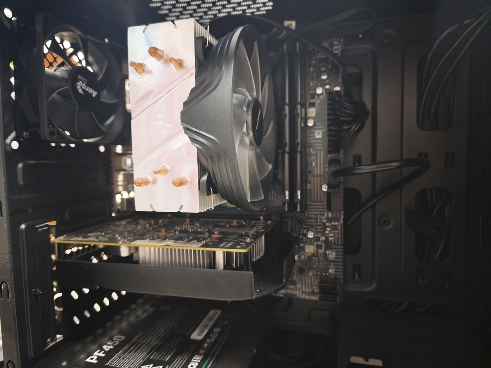 Системный блок Aero Cool; Core i3-10105F, GeForce GTX 1050 Ti, 16 Гб, 500 Гб, Нет