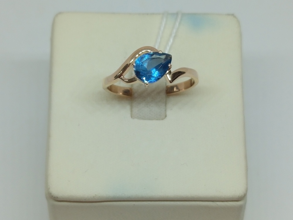 КОЛЬЦО С КАМНЕМ (Au 585)