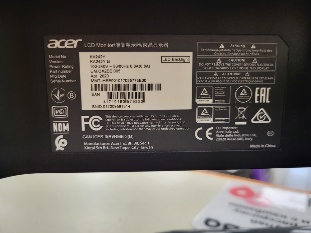 Монитор Acer KA242Y