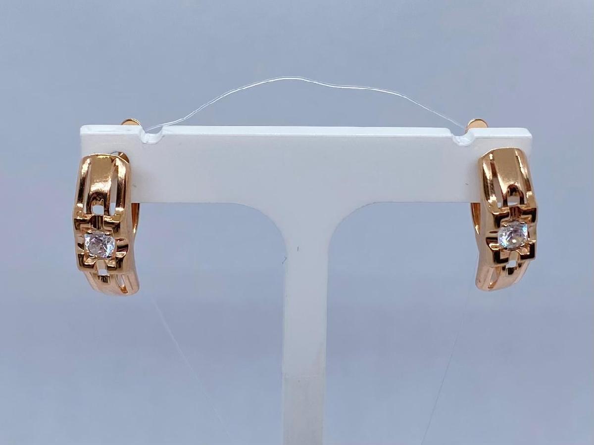 СЕРЬГИ С КАМНЯМИ (Au 585)