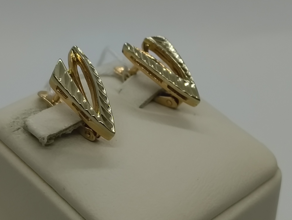 СЕРЬГИ БЕЗ КАМНЯ (Au 585)