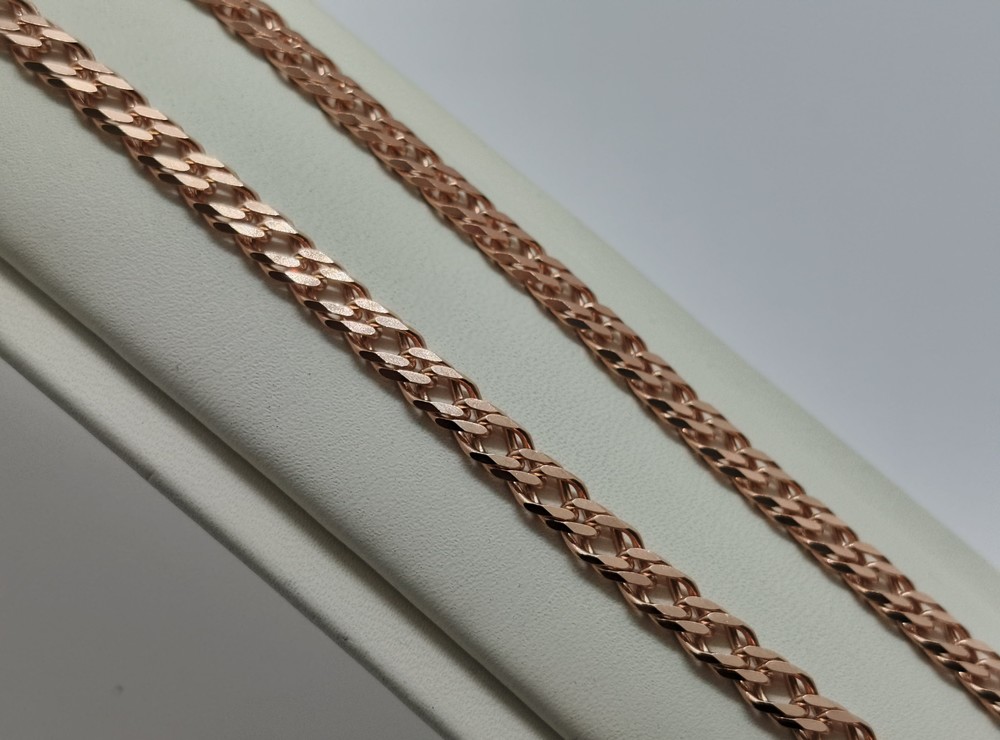 ЦЛР2585 ЦЕПЬ ПОЛНОВЕСНАЯ Ромб двойной (Au 585)