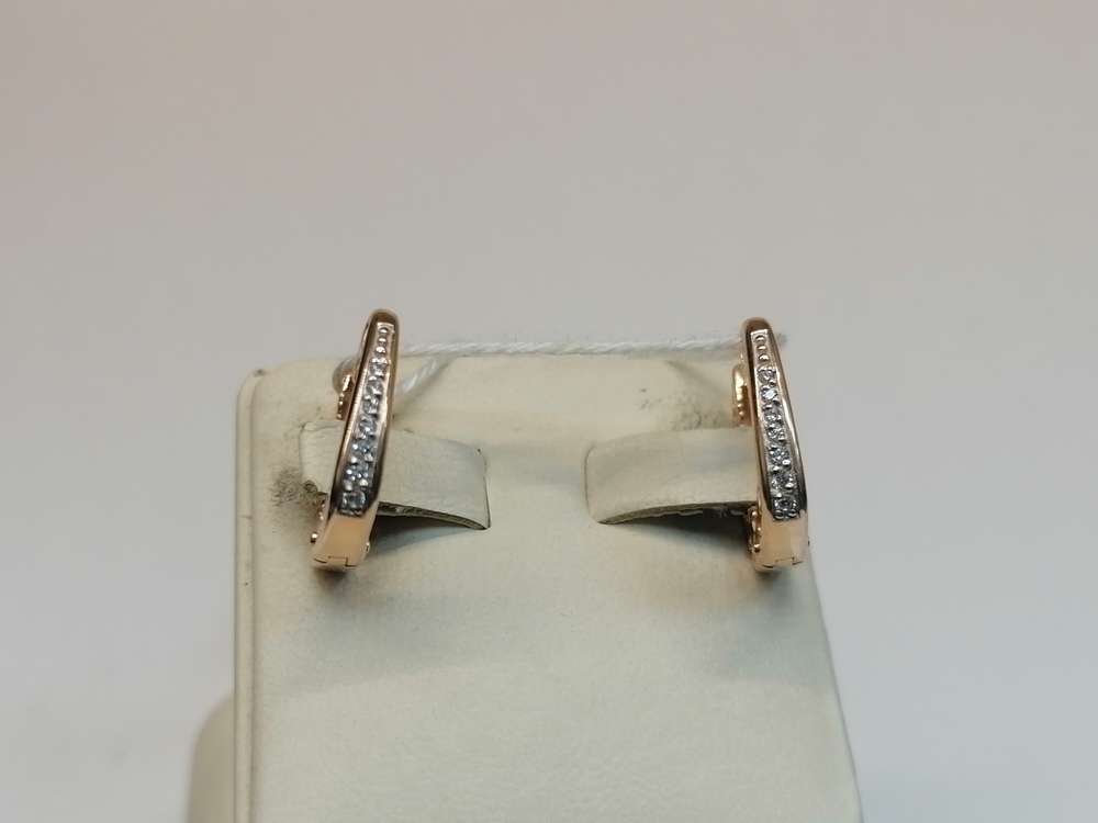 СЕРЬГИ С КАМНЯМИ (Au 585)