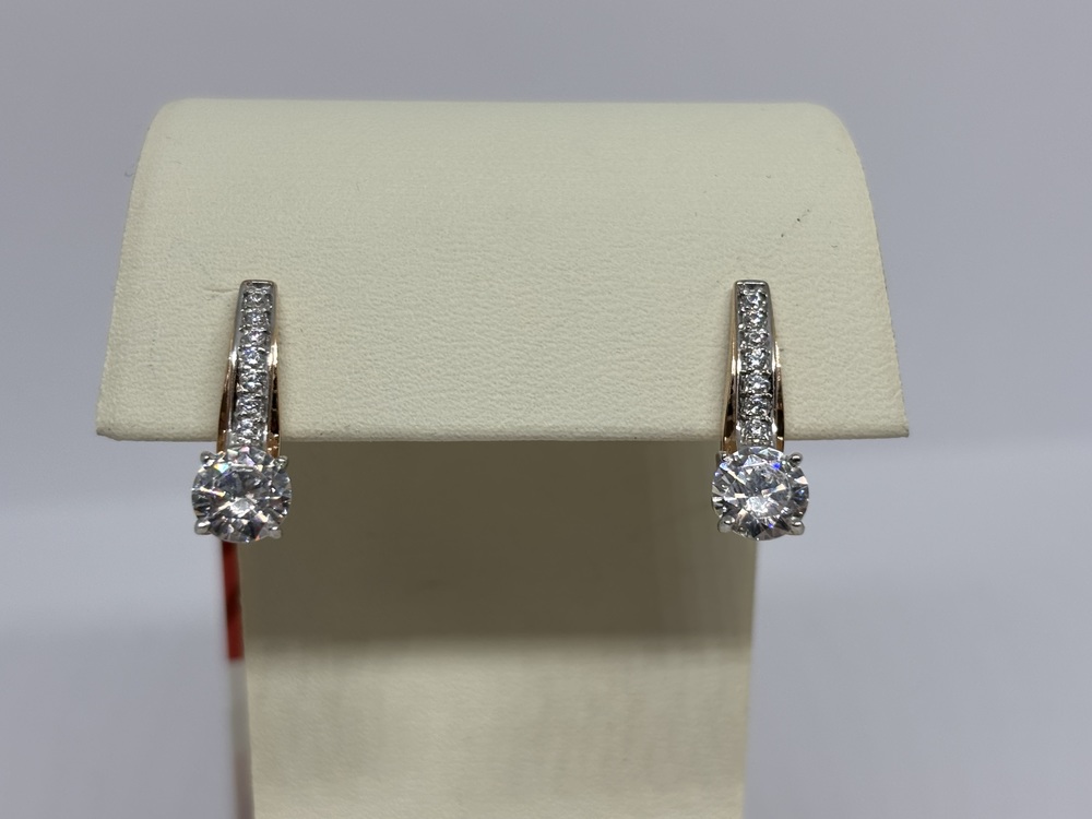 СЕРЬГИ С КАМНЯМИ (Au 585)