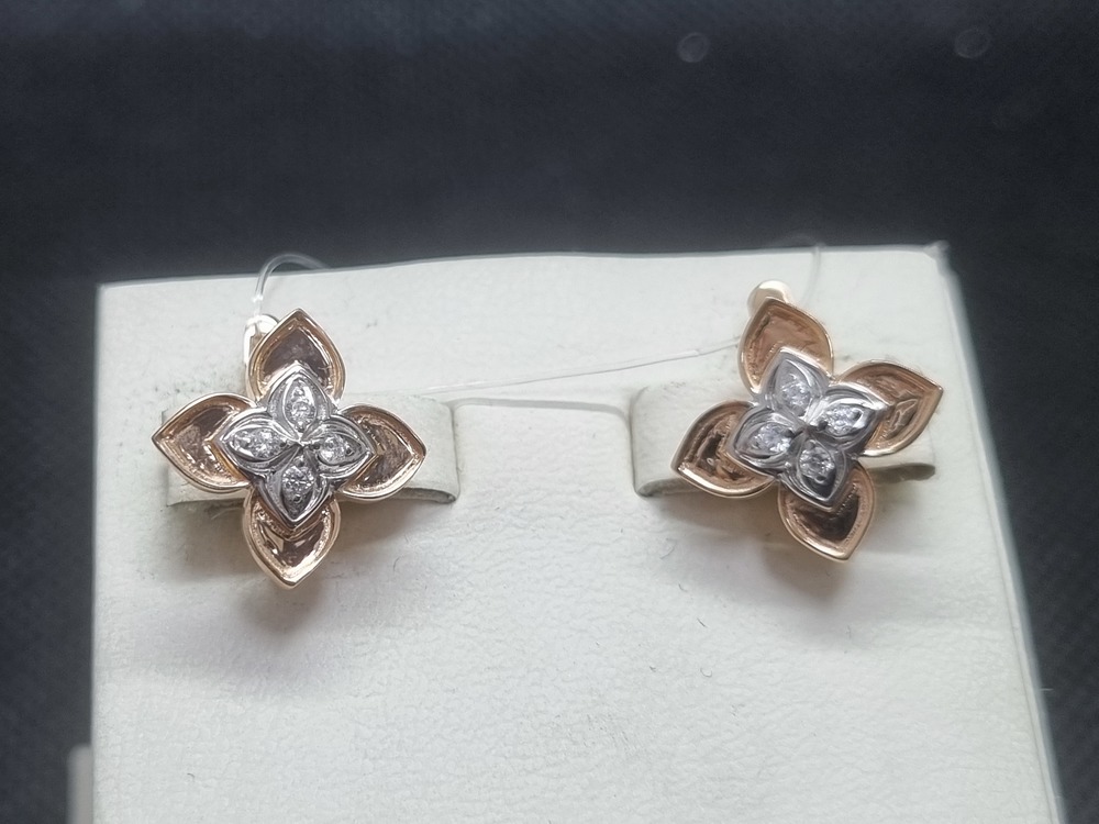 СЕРЬГИ С КАМНЯМИ (Au 585)