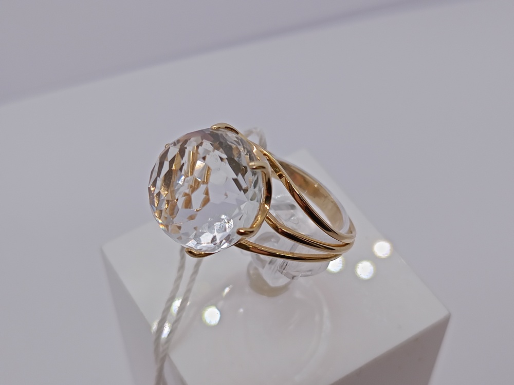 КОЛКМ585 КОЛЬЦО С КАМНЕМ (Au 585)