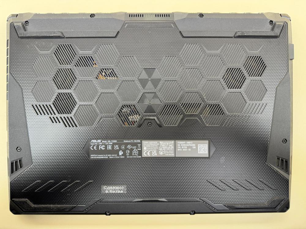 Ноутбук ASUS TUF A15 FA506NF-HN062; Ryzen 5 7535HS, GeForce RTX 2050, 16 Гб, 512 GB, Нет