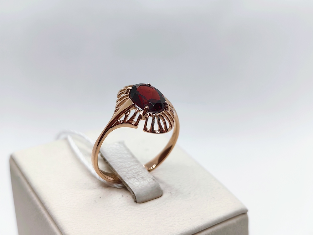 КОЛЬЦО С КАМНЕМ (Au 585)