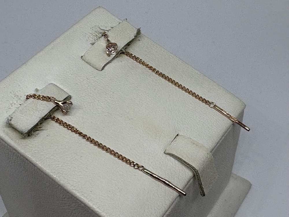 СЕРЬГИ ПРОДЕВКИ (Au 585)