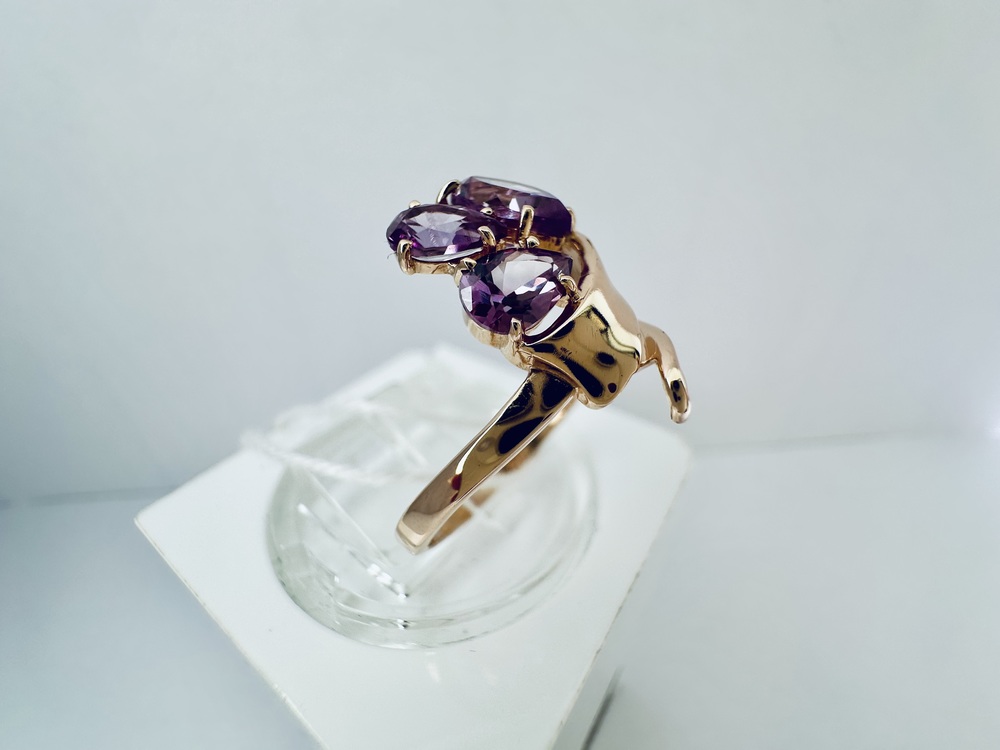 КОЛКМИ585 КОЛЬЦО С КАМНЯМИ (Au 585)