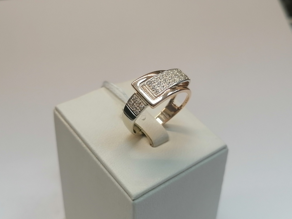 КОЛКМИ585 КОЛЬЦО С КАМНЯМИ (Au 585)