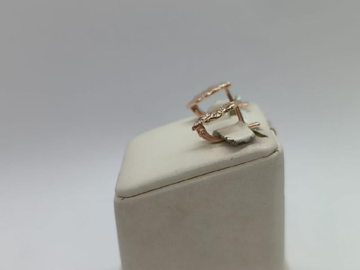 СЕРЬГИ С КАМНЯМИ (Au 585)