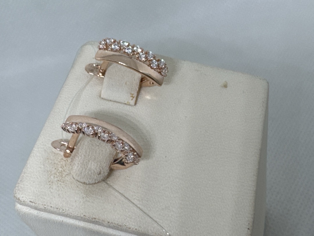 СЕРЬГИ С КАМНЯМИ (Au 585)