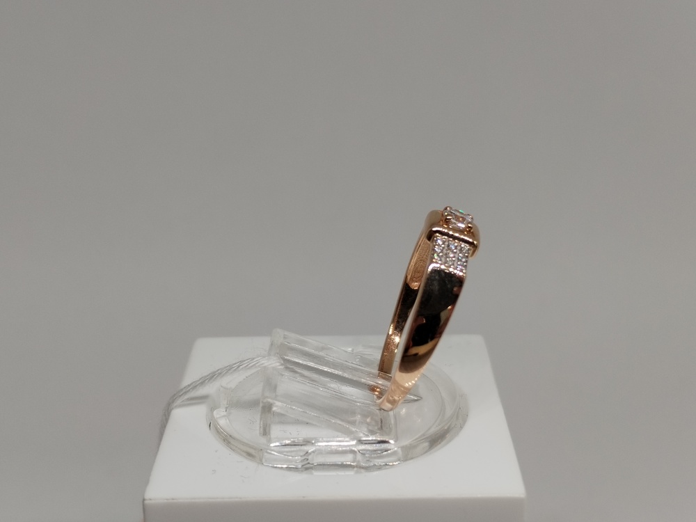 КОЛКМИ585 КОЛЬЦО С КАМНЯМИ (Au 585)