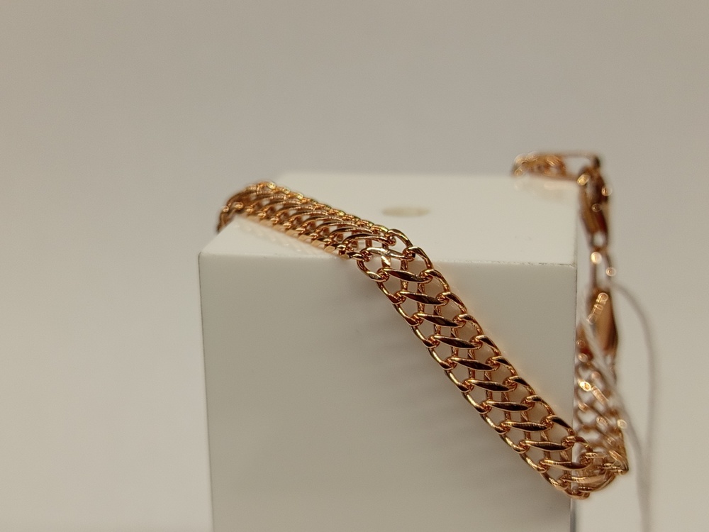 БЛ8585 БРАСЛЕТ ПОЛНОВЕСНЫЙ Восьмерка (Au 585)