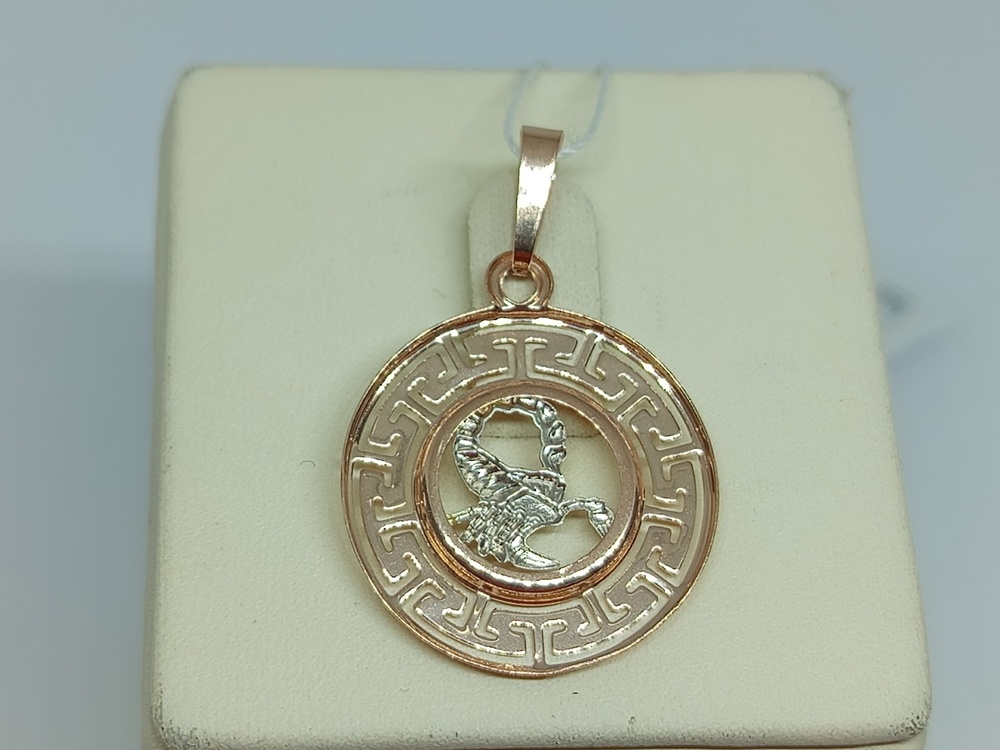 ПОДВЕСКА ЗНАК ЗОДИАКА СКОРПИОН (Au 585)