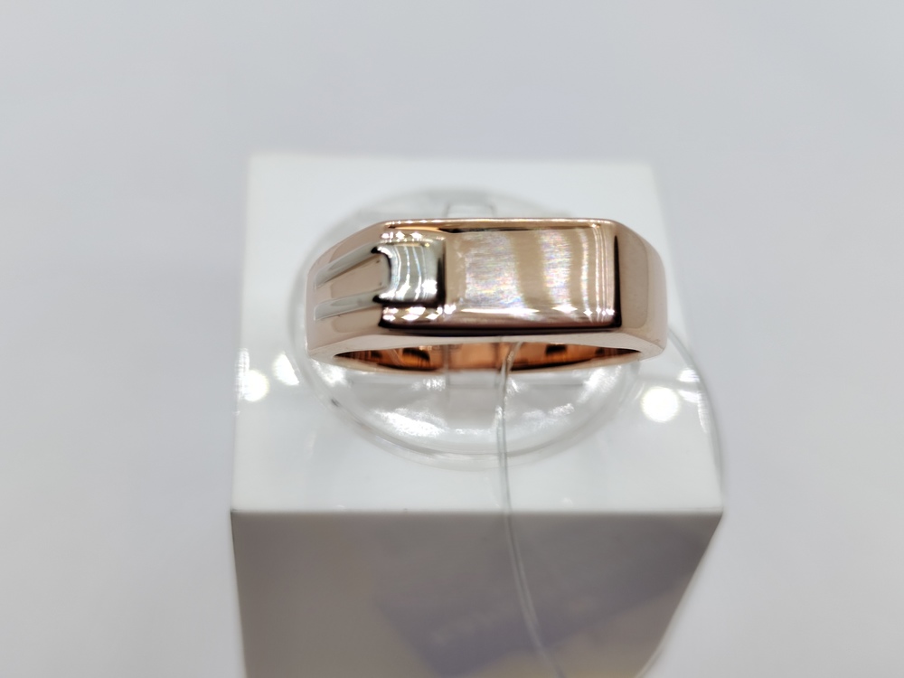 01-0039 КОЛЬЦО ПЕЧАТКА без камня (Au 585)