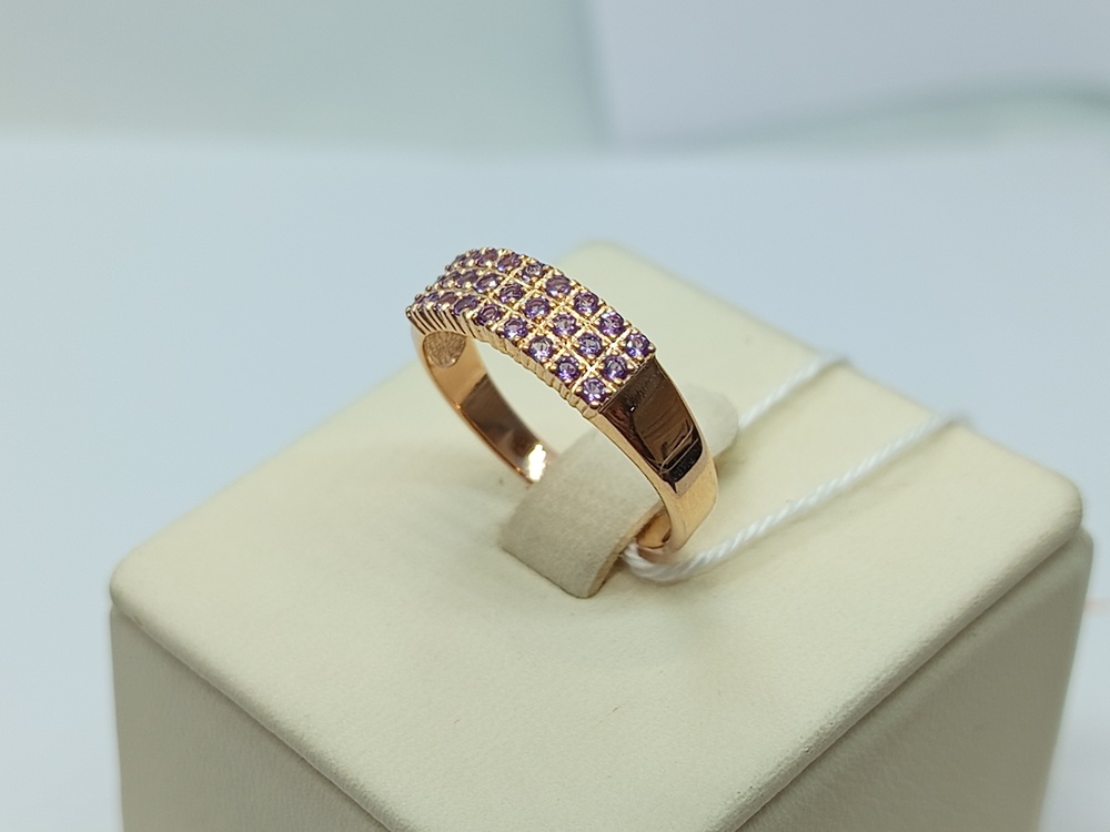 КОЛКМИ585 КОЛЬЦО С КАМНЯМИ (Au 585)