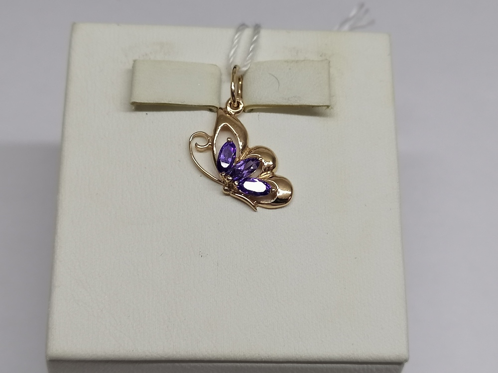 ПОДВЕСКА С КАМНЯМИ (Au 585)