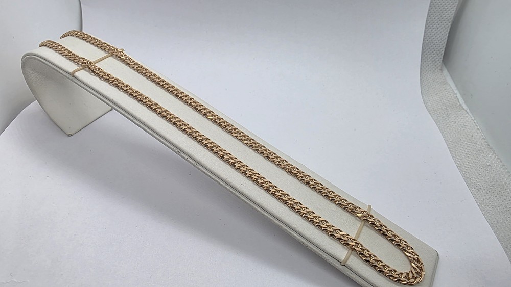 ЦЛР2585 ЦЕПЬ ПОЛНОВЕСНАЯ Ромб двойной (Au 585)