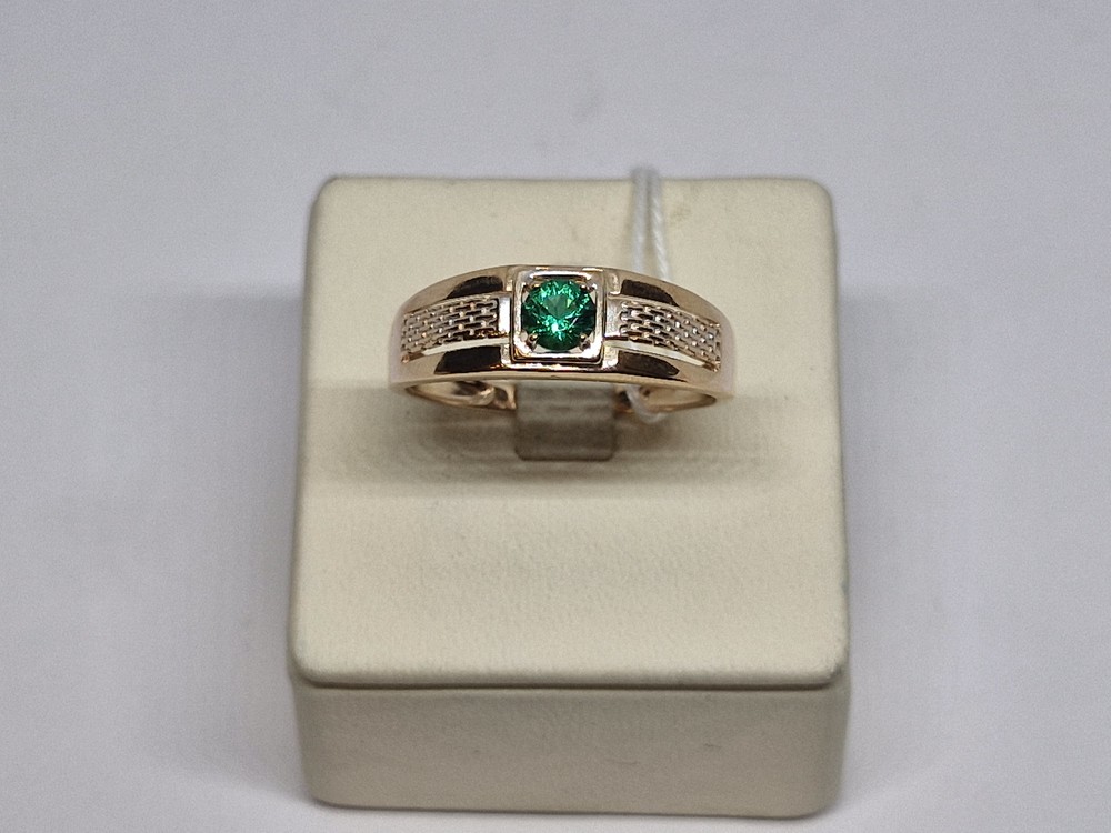 ПЕЧАТКА С КАМНЕМ (Au 585)