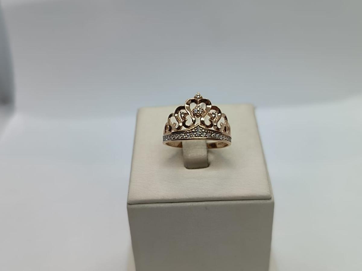 КОЛКМИ585 КОЛЬЦО С КАМНЯМИ (Au 585)