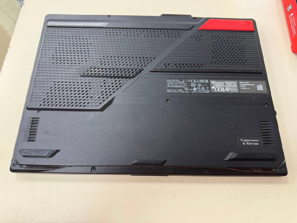 Ноутбук ASUS G513IH-HN004; Ryzen 7 4800H, GeForce GTX 1650, 8 Гб, 512 GB, Нет