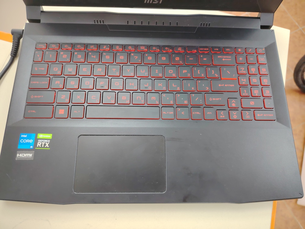 Ноутбук MSI Katana GF76 12UE-660RU; Core I5-12450H, GeForce RTX 3060, 16 Гб, 500 Гб, Нет
