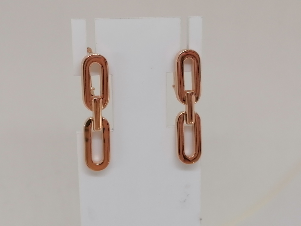 СЕРЬГИ БЕЗ КАМНЯ (Au 585)