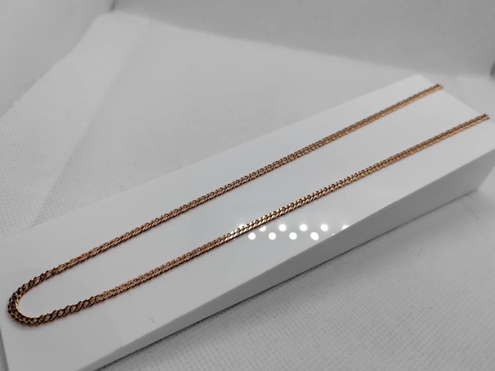 ЦЕПЬ ПОЛНОВЕСНАЯ Ромб двойной (Au 585)