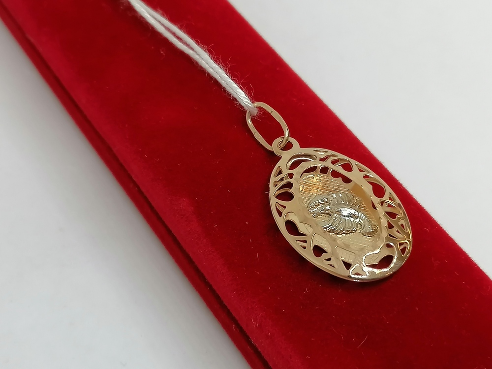 ПОДВЕСКА ЗНАК ЗОДИАКА РАК Au 585