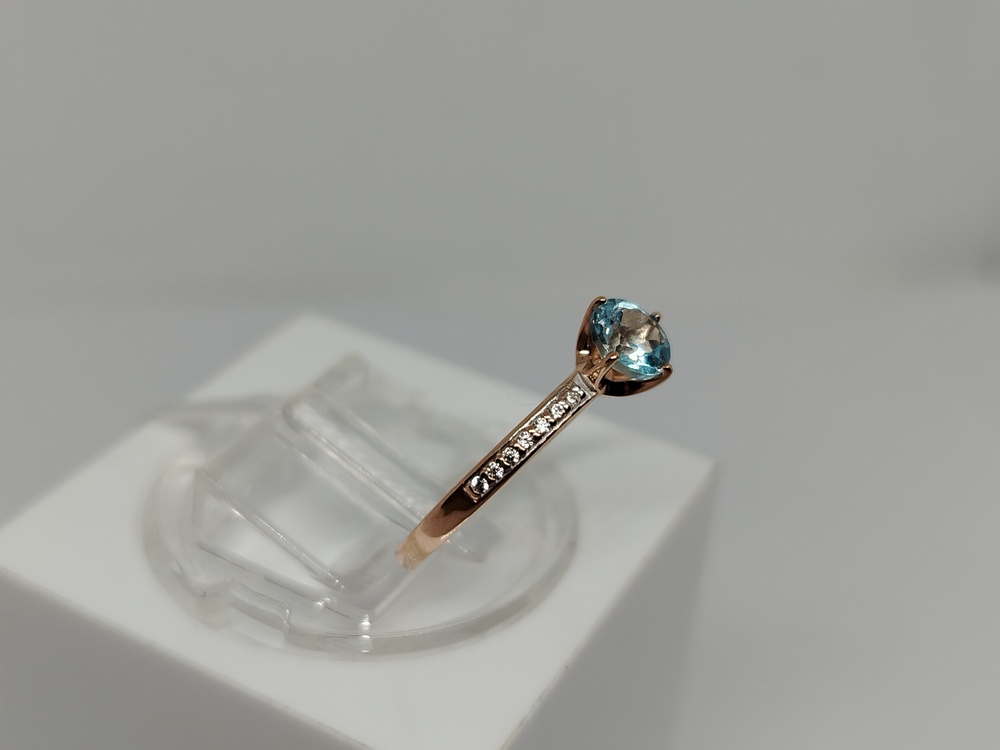 КОЛКМИ585 КОЛЬЦО С КАМНЯМИ (Au 585)